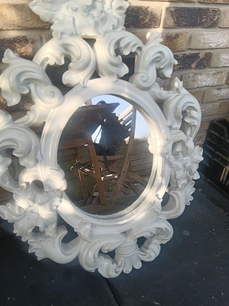 Brocante spiegel, Ophalen, Rechthoekig