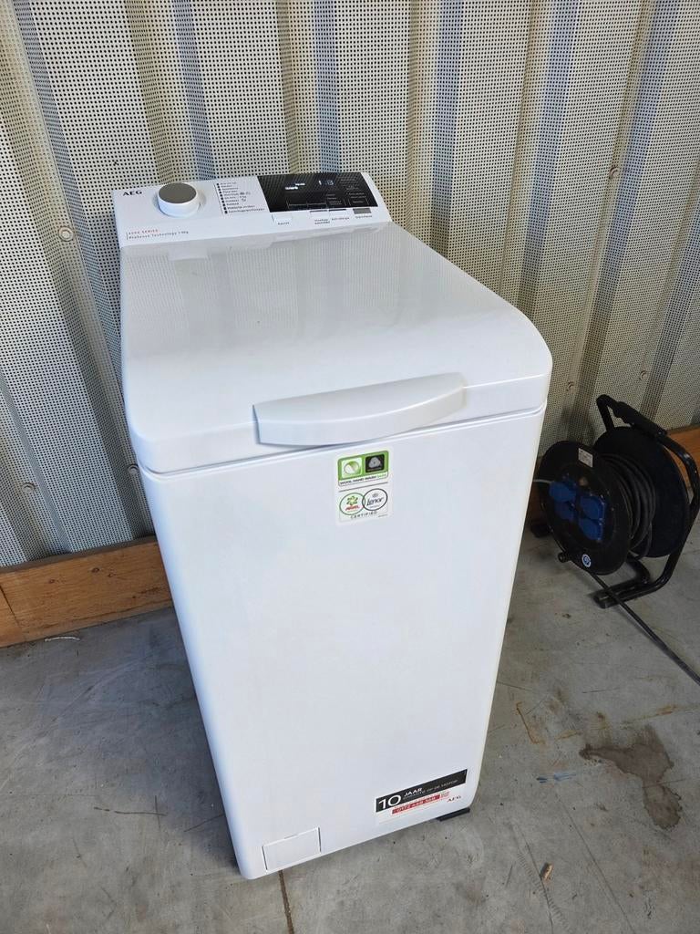 Zeer nette AEG bovenlader 6000 series 6 kg., Witgoed en Apparatuur, Wasmachines, 1200 tot 1600 toeren, AEG, Zo goed als nieuw