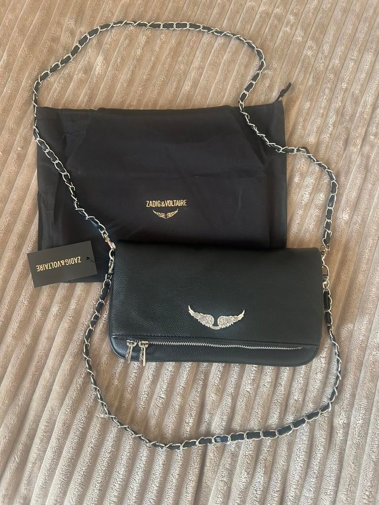 Zadig en voltaire bag, Ophalen of Verzenden, Zo goed als nieuw, Zwart, Schoudertasje