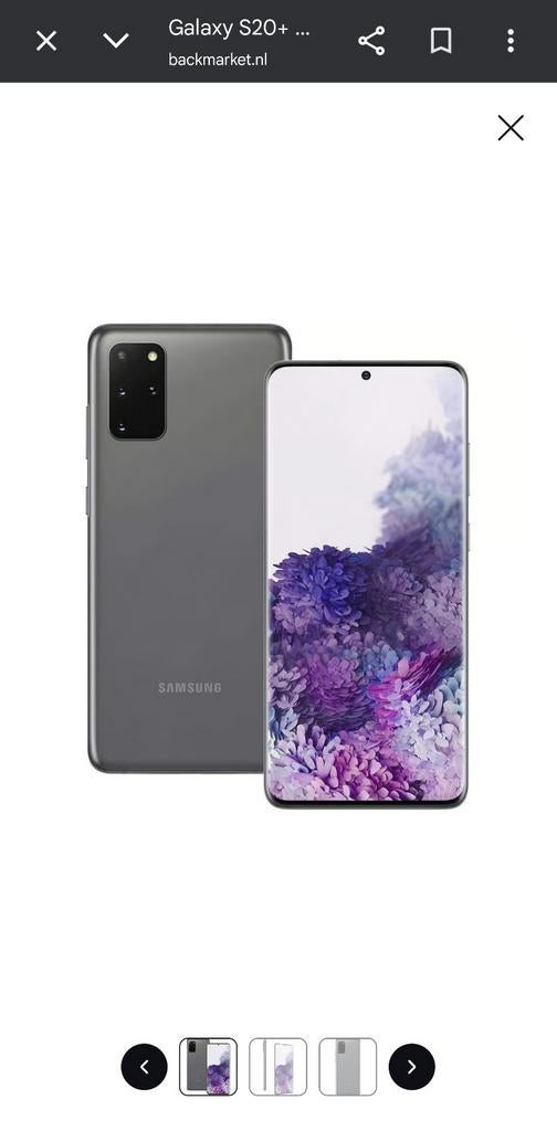 Samsung Galaxy s20 Plus 5G dual sim, Galaxy S20, Touchscreen, Ophalen of Verzenden, Zo goed als nieuw