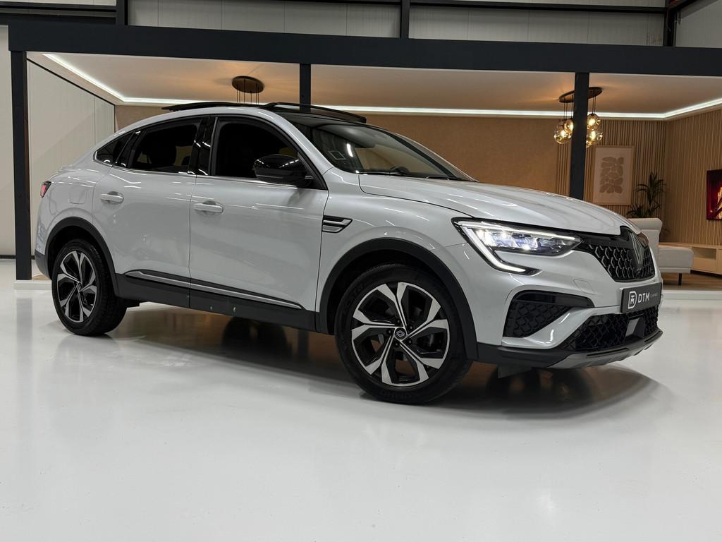 Renault Arkana 1.3 140 Techno Pano Camera Led Carplay Cruise, Arkana, Gebruikt, 4 cilinders, Leder en Stof