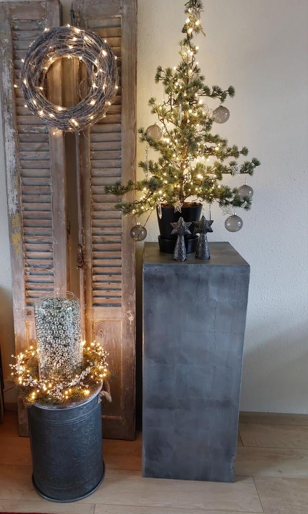 Handgemaakte robuust industriële metalen sokkel zuil pilaar, Ophalen