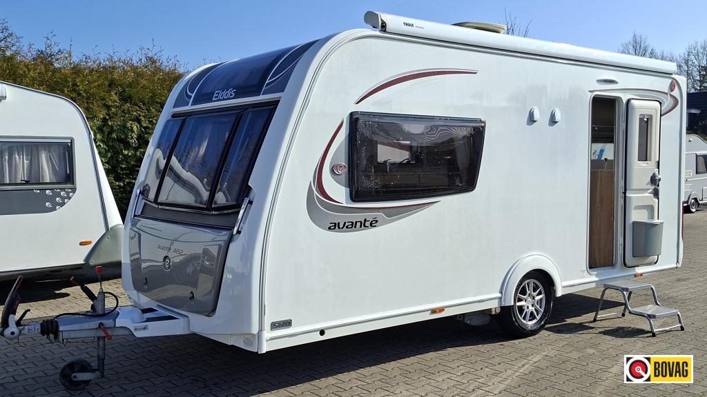 Elddis Avante 482 incl. Mover en Thule Lfl., Elddis, Tot en met 2, Bedrijf, 4 tot 5 meter