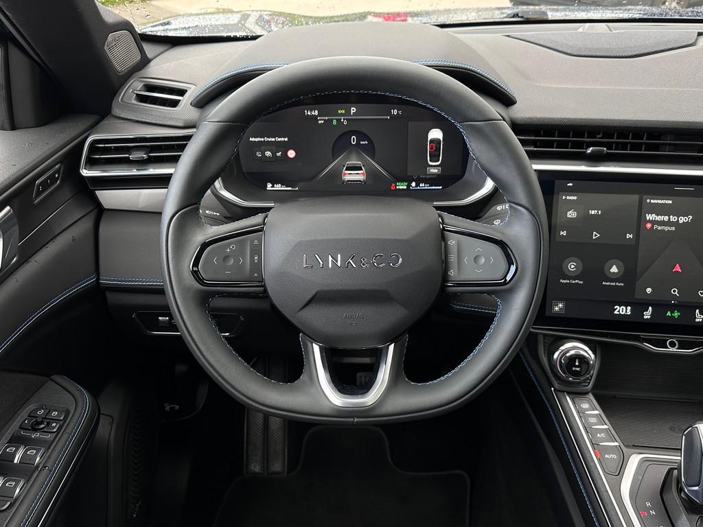 Lynk & Co 01 1.5|Panodak|SOH 95.6%|Afn TREKHAAK|Memory|Zwart, Euro 6, Adaptive Cruise Control, Blauw, 120 €/maand