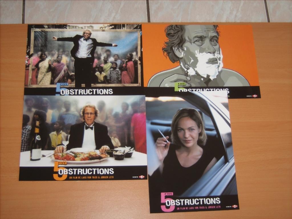 THE  5  OBSTRUCTIONS      filmfotoset., Verzenden, Nieuw, A4 of kleiner, Film en Tv