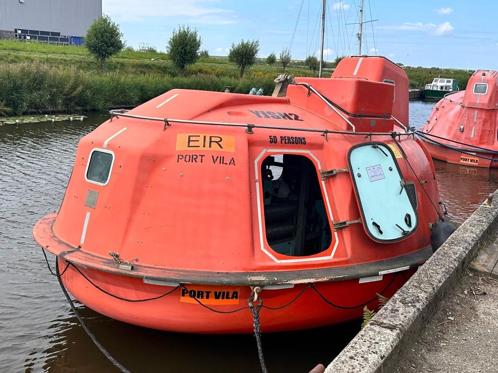 Reddingsboot / Reddingscapsule  – Perfect project!, Watersport en Boten, Motorboten en Motorjachten, Ophalen, Gebruikt, Binnenboordmotor