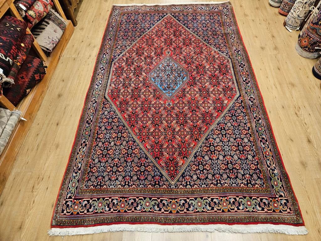 Vintage handgeknoopt perzisch tapijt bidjar 290x167, Info@SlatsAntiek.nl, Perzisch, 150 tot 200 cm, 200 cm of meer