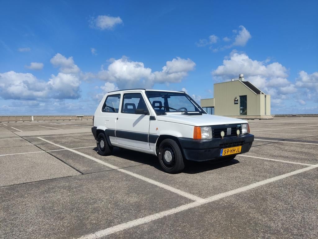 Fiat Panda 2001, Voorwielaandrijving, 54 pk, Wit, Origineel Nederlands