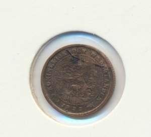 Nederland halve cent 1922 Wilhelmina