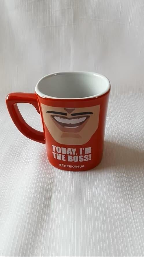 NESCAFE Today im the boss mok, Ophalen of Verzenden, Zo goed als nieuw, Gebruiksvoorwerp
