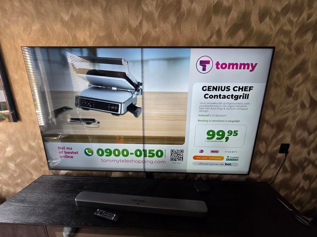LET OP! SCHERM KAPOT Samsung TV 86 inch, Ophalen of Verzenden