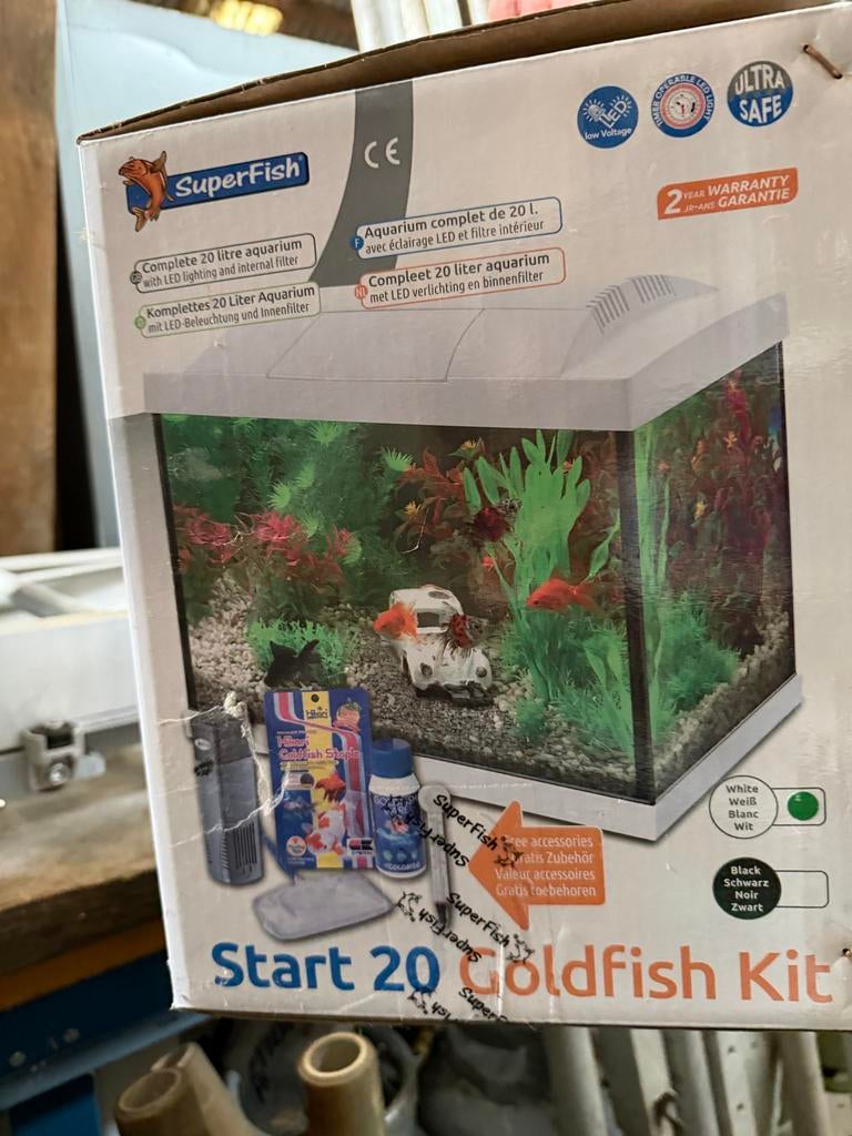 Aquarium nieuw in doos, Ophalen, Nieuw