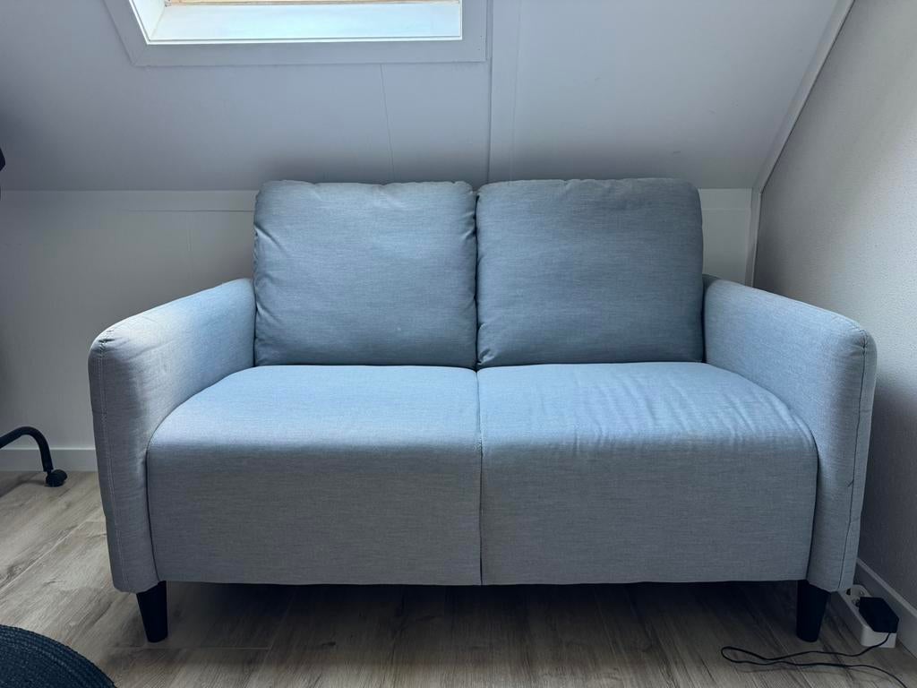 Grijze tweezits bank Angersby - IKEA, Ophalen, Tweepersoons, 75 tot 100 cm, Zo goed als nieuw