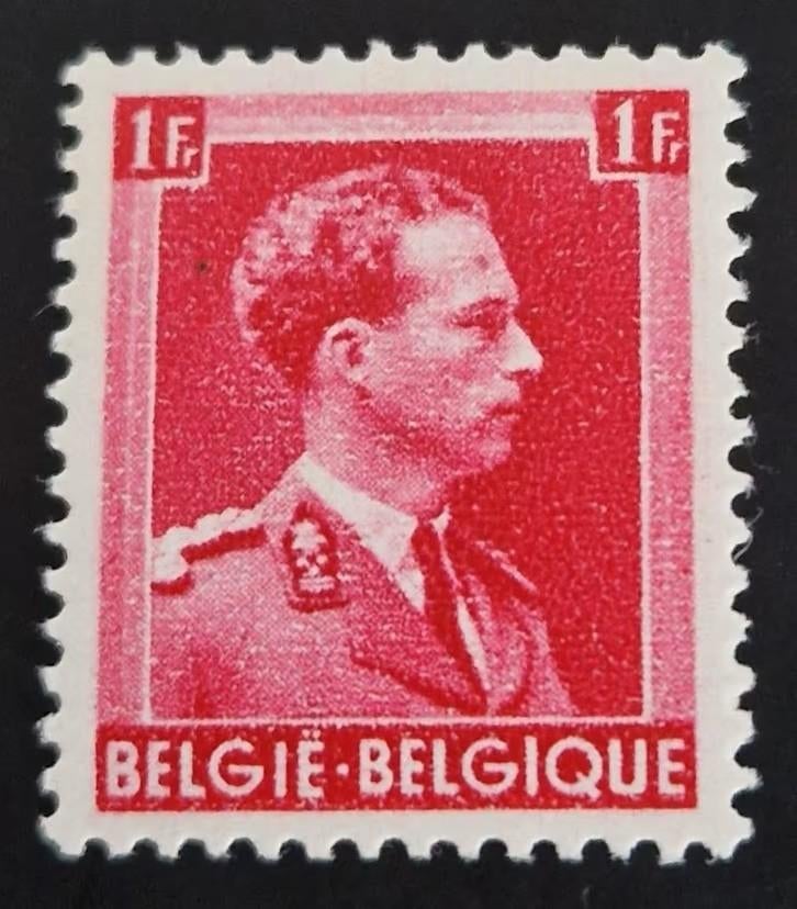 België 1941 - OBP 528 - Koning Leopold III, Postzegels en Munten, Postzegels | Europa | België, Frankeerzegel, Ophalen of Verzenden