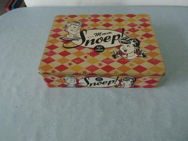 Blikken trommel vintage look, MMM Snoep zoet en lekker, Ophalen of Verzenden, Nieuw, Koek(jes), Overige merken