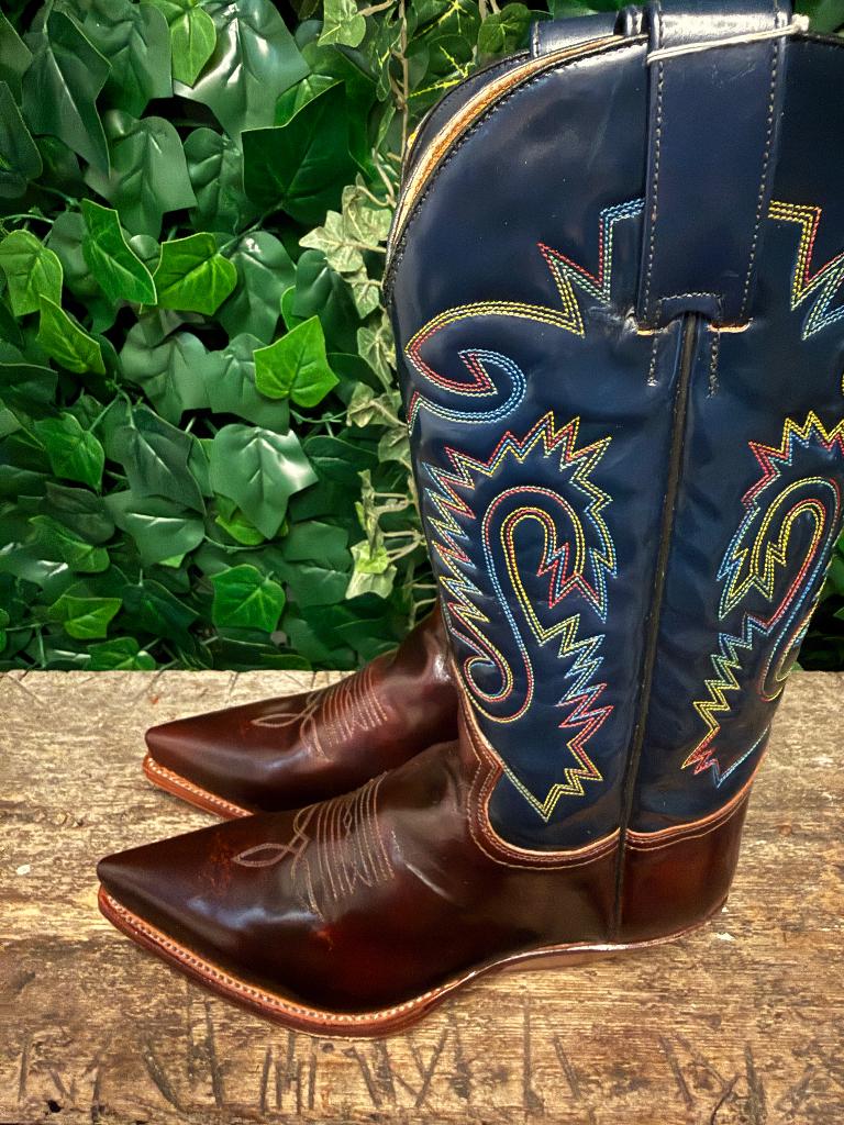 geweldig mooie vintage laarzen van Sendra maat 38, Blauw, Nieuw, Ophalen of Verzenden, Sendra