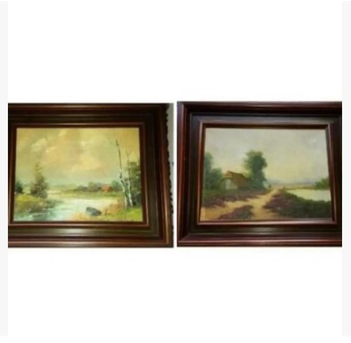 Schilderij lithograph printed in Switzerland 1877-1954 Kunst, Antiek en Kunst, Ophalen of Verzenden