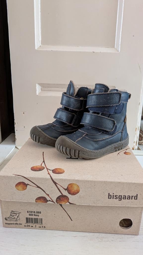 Bisgaard Ellis Tex Laarzen - Maat 24 - Navy, Gebruikt, Jongen of Meisje, Ophalen of Verzenden, Laarzen
