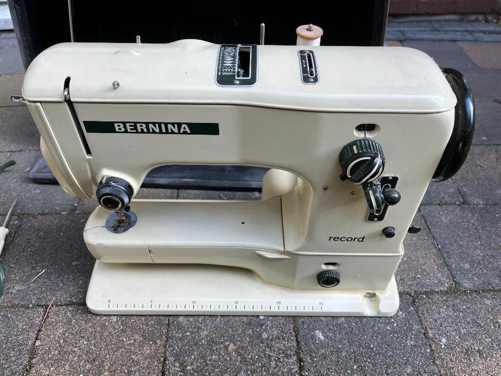 Vintage Bernina 530 Record Naaimachine Koffer Tafel Handleid, Ophalen, Gebruikt, Naaimachine, Bernina