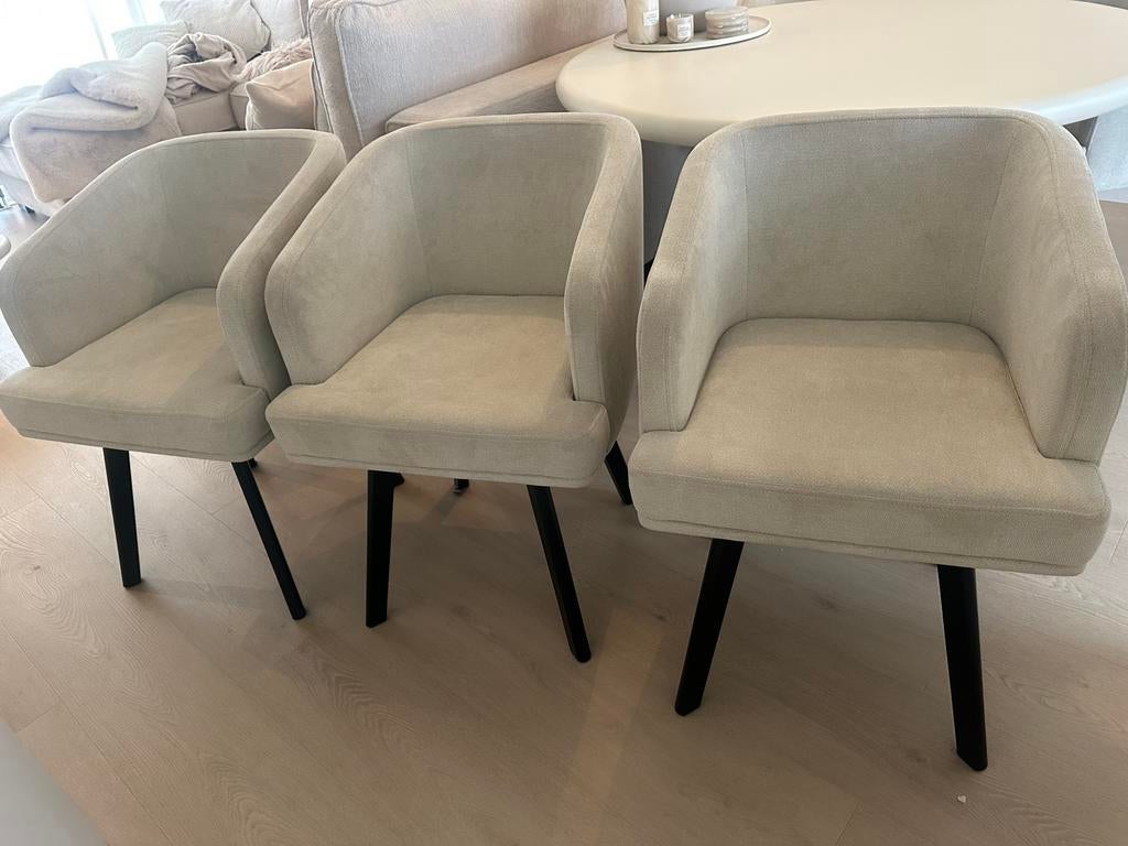 Ubran sofa stoelen maud beige 5 stuks, Ophalen of Verzenden, Zo goed als nieuw, Overige kleuren, Eén