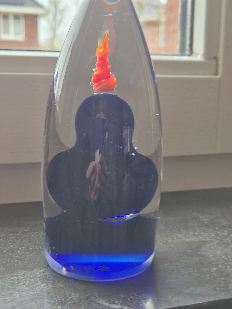 presse papier  en   waxine kaars houder , olie brander., Antiek en Kunst, Ophalen