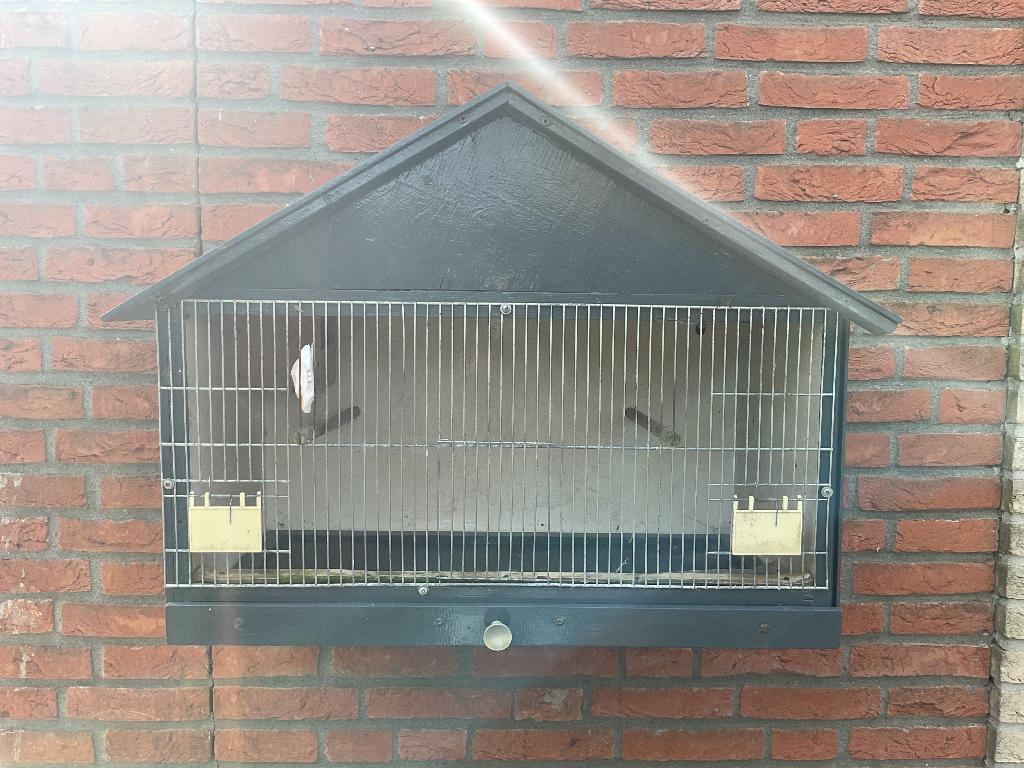 Buitenkooi/merelkooi, Ophalen, Gebruikt, Hout, Vogelkooi