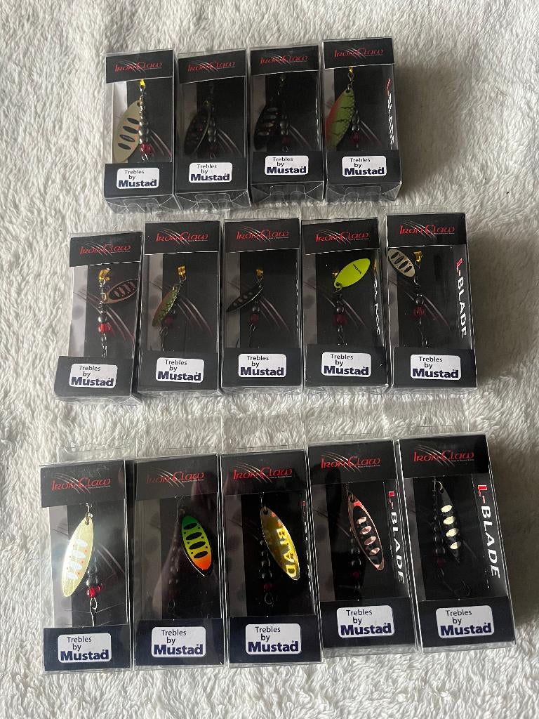 adv 920 / NIEUW mixset 14 spinners IROW CLAW, Ophalen of Verzenden, Nieuw, Overige typen