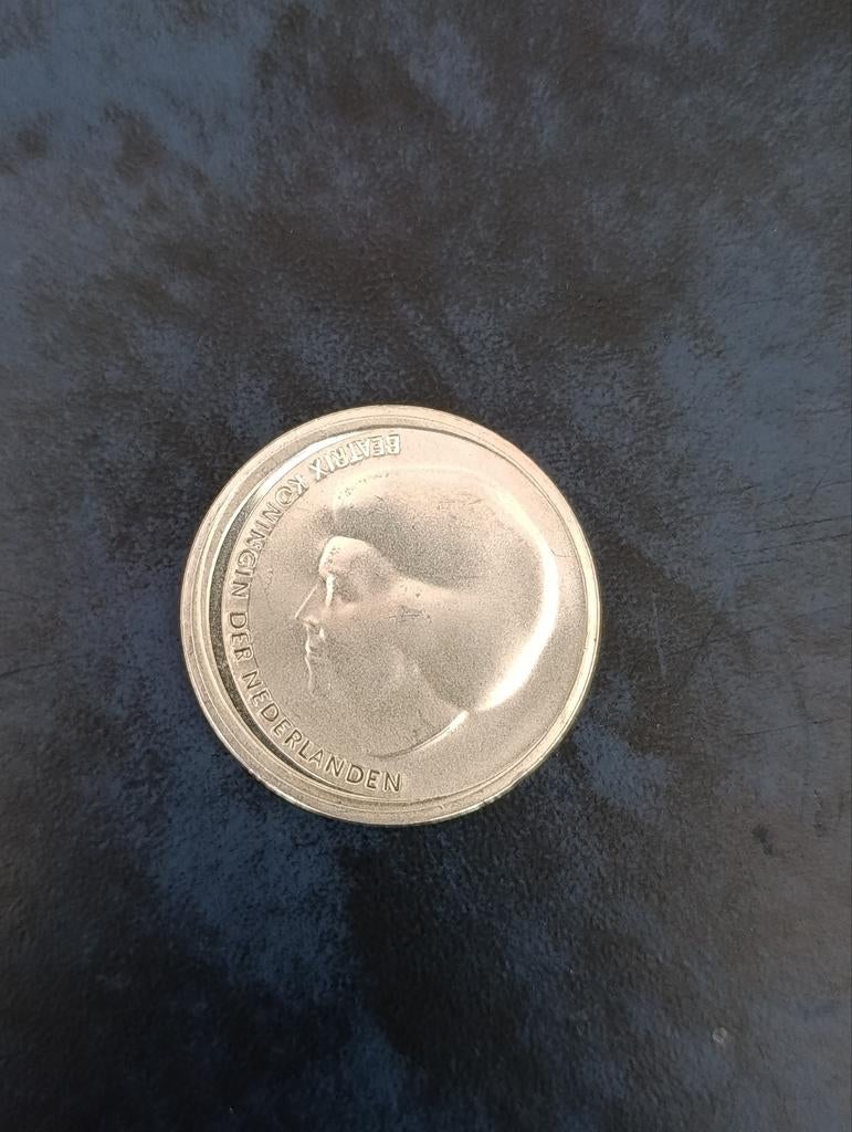 Zilveren Huwelijks munt Willen & maxima, Ophalen of Verzenden, Zilver