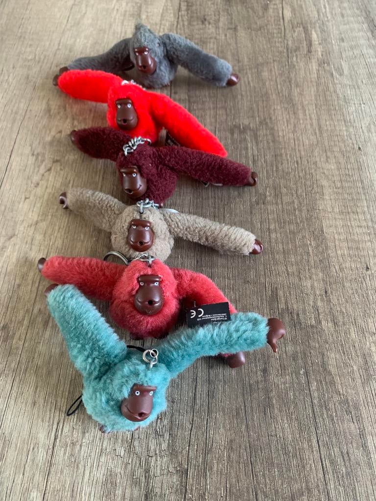 Kipling sleutelhangers - Apen in diverse kleuren, Ophalen of Verzenden, Zo goed als nieuw, Merk
