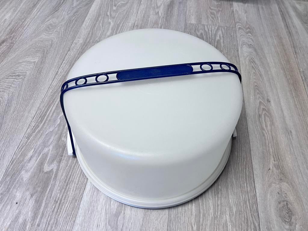 Grote tupperware taart doos, Ophalen of Verzenden, Zo goed als nieuw, Schaal