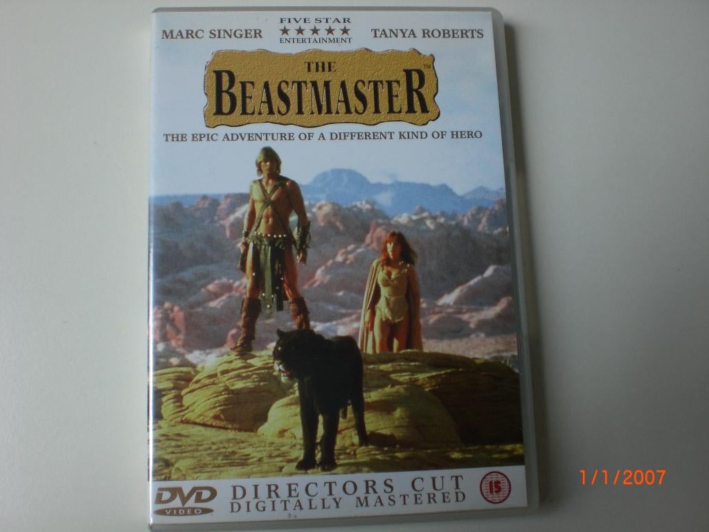 dvd The Beastmaster Marc Singer Tanya Roberts Rip Torn, 1980 tot heden, Ophalen of Verzenden, Zo goed als nieuw, Actie en Avontuur