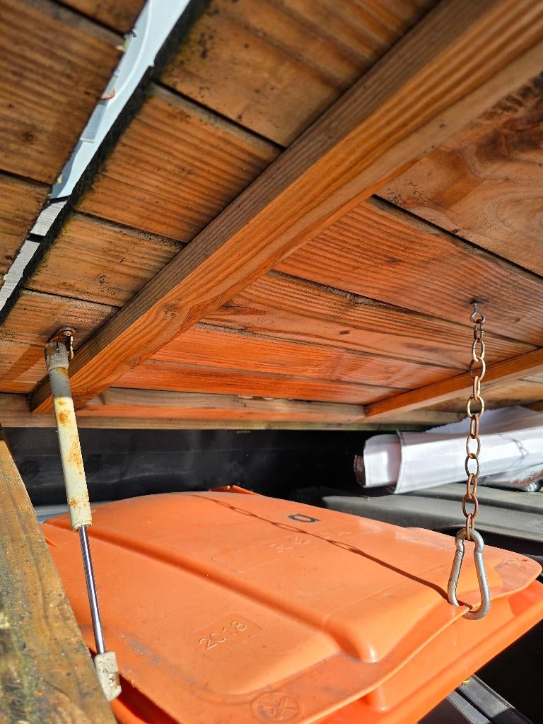 Container ombouw, Ophalen, Gebruikt, Hout, Containerberging