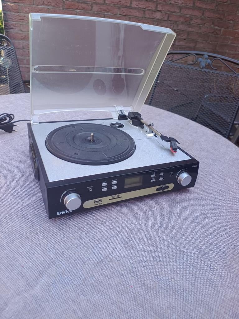 EnVivo platenspeler ENV-1326, Audio, Tv en Foto, Platenspelers, Ophalen of Verzenden, Overige merken, USB-aansluiting