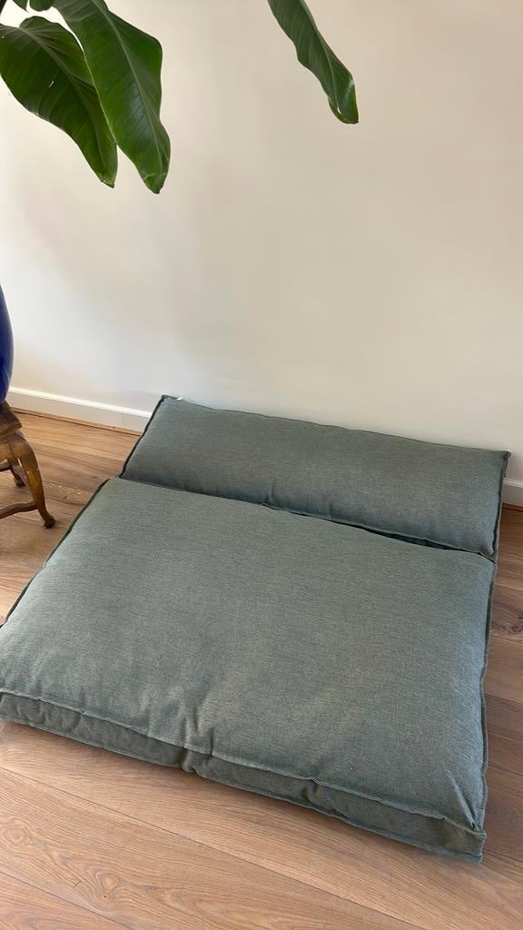 6x Terras kussens/ bank kussens: rug & zit, Ophalen, Zo goed als nieuw, Vierkant