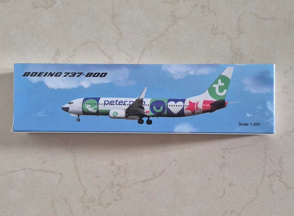Vliegtuig Schaalmodel Peter Pan, Boeing: 737-800... nieuw!, Ophalen