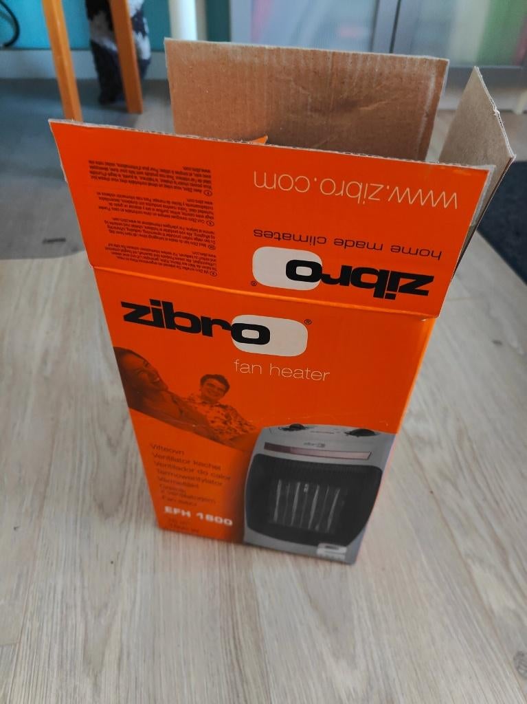 3x  Zibro EFH 1800 bijverwarming / ventilatorkachel, Overige soorten, Elektrisch, Ophalen of Verzenden, Zo goed als nieuw