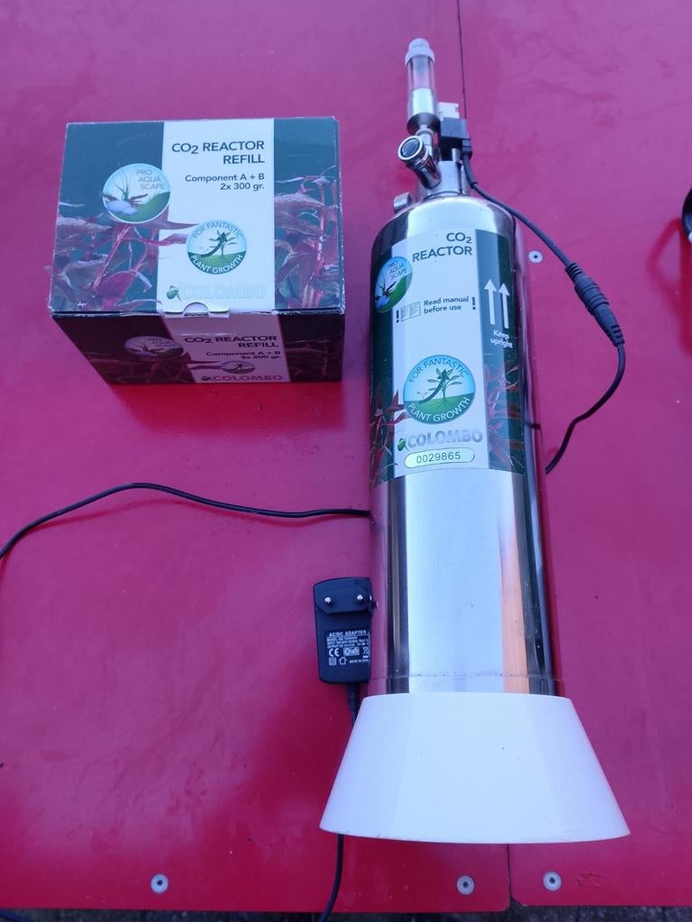 Colombo co2 reactor met refil, Ophalen, CO₂-systeem