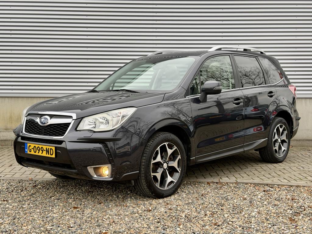 Subaru Forester 2.0 XT Sport Executive Automaat 241 PK [ pan, Auto's, Subaru, Automaat, Gebruikt, Zwart, 4 cilinders