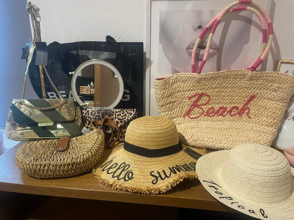 Zomermarkt Ibiza inventarisatie en accessoires compleet, Diversen, Rommelmarktspullen, Nieuw, Ophalen of Verzenden