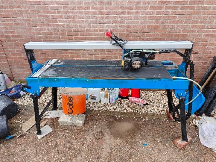 Tegelzaag 120cm, Minder dan 30 mm, Gebruikt, Overige typen, 600 tot 1200 watt