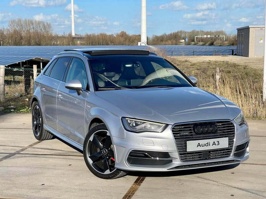 Audi A3 e‑tron 2015 – S‑kuipstoelen – B&O – Panoramadak, Auto's, Audi, Particulier, A3, Hybride Elektrisch/Benzine, Plug-in hybride