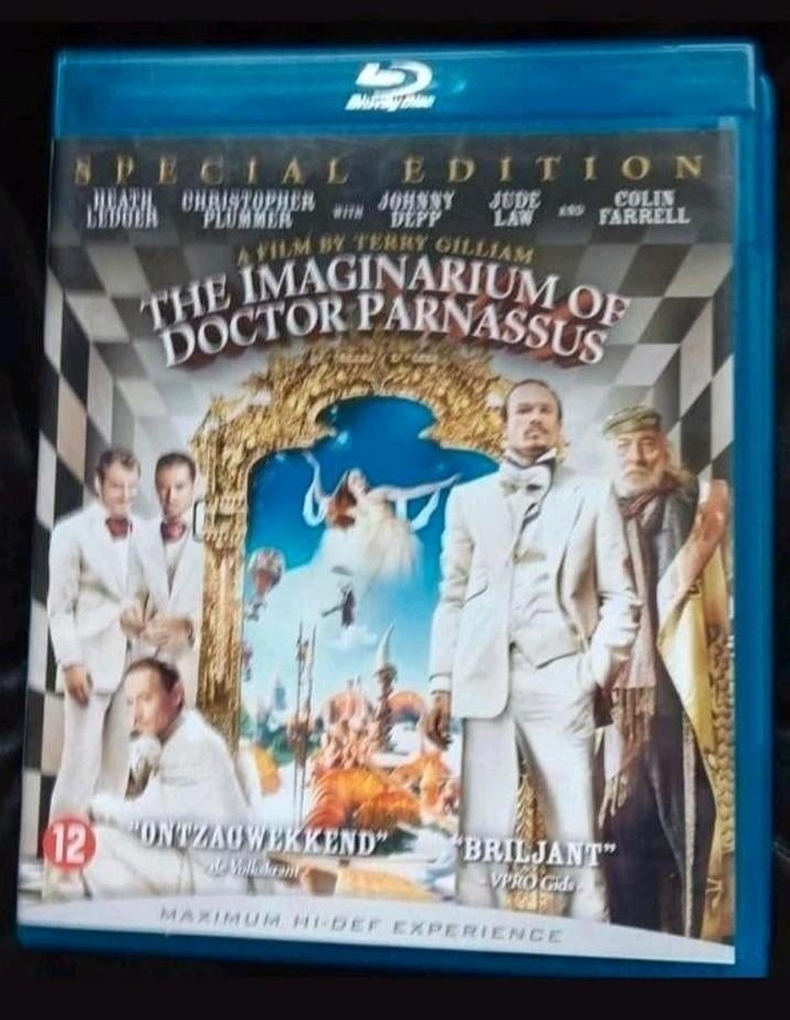 The imaginarium of doctor Parnassus bluray NL ondertiteld, Ophalen of Verzenden, Zo goed als nieuw, Actie