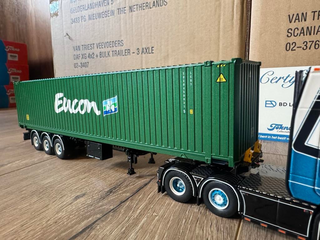 Tekno schaalmodel BD logistics 1:50, Hobby en Vrije tijd, Modelauto's | 1:43, Ophalen of Verzenden, Nieuw, Bus of Vrachtwagen