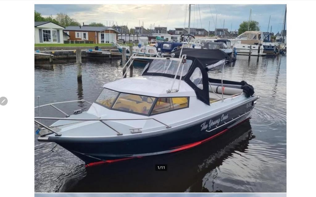 Unieke Vol Aluminium Speed Visboot - Snel en Robuust, Watersport en Boten, Vis- en Consoleboten, Gebruikt, Binnenboordmotor, Aluminium
