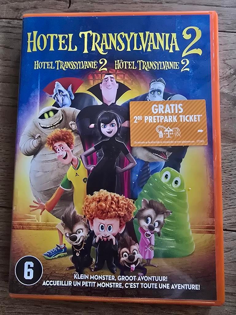 Hotel Transylvania 2 DVD, Ophalen of Verzenden, Zo goed als nieuw, Komedie, Vanaf 6 jaar