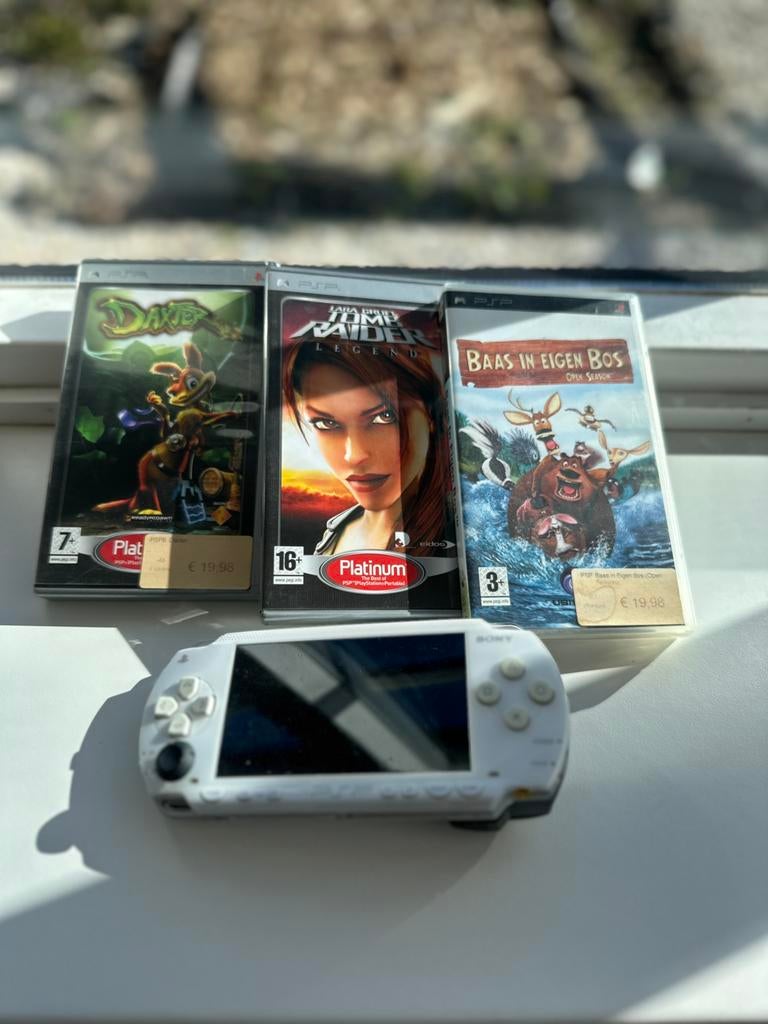 Complete psp set met mods, Ophalen, Zo goed als nieuw, Met UMD-films, PSP 3000