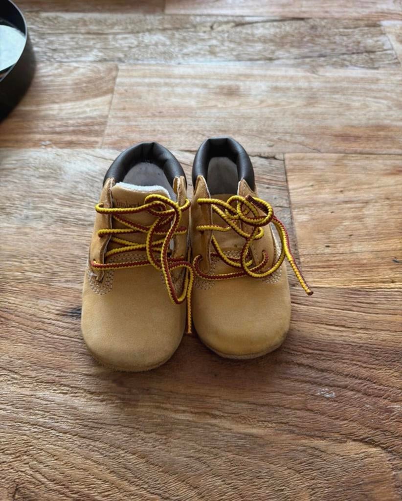 Schattige baby Timberland schoentjes, Kinderen en Baby's, Babykleding | Schoentjes en Sokjes, Zo goed als nieuw, Jongetje of Meisje