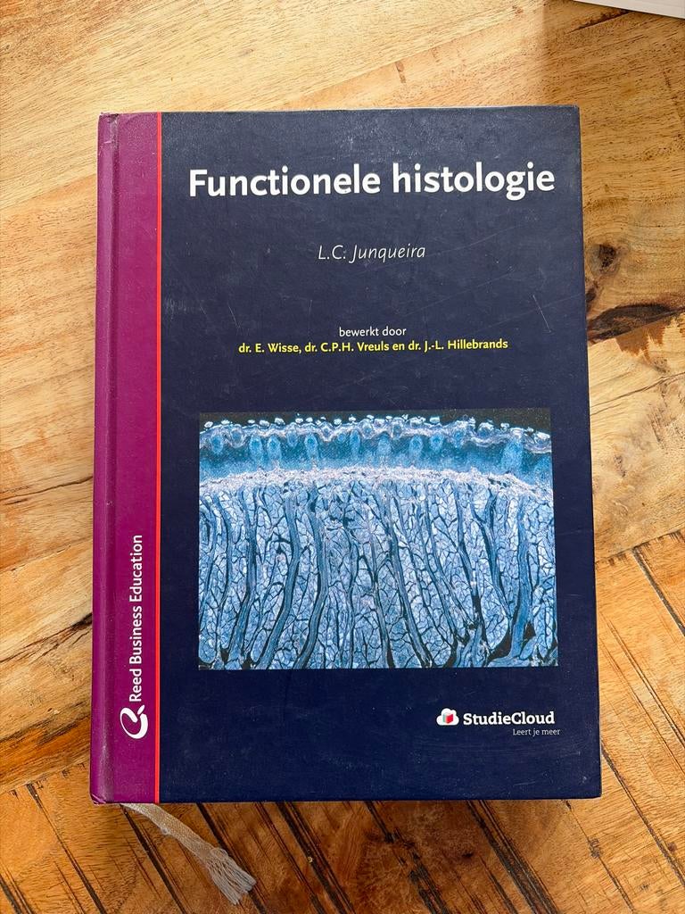 Functionele Histologie - L.C. Junqueira - Studieboek, Ophalen of Verzenden, Beta, Gelezen, WO