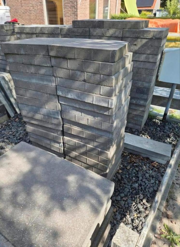 Tegels 40 x 40, 40 x 20, 20 x 20,  6 en 7 cm dik., Tuin en Terras, Tegels en Klinkers, Ophalen of Verzenden, Beton, Terrastegels