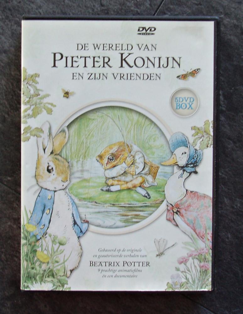 Boxset 5 DVD - De Wereld Van Pieter Konijn - Beatrix Potter, Cd's en Dvd's, Alle leeftijden, Verzenden, Zo goed als nieuw, Boxset
